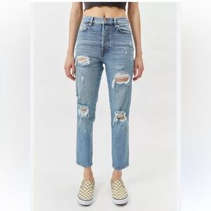 BDG Stretch High Rise Slim Straight Jean